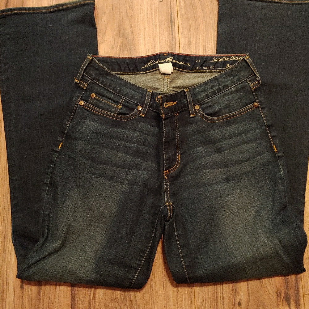 Eddie Bauer jeans slightly curvy bootcut size 4